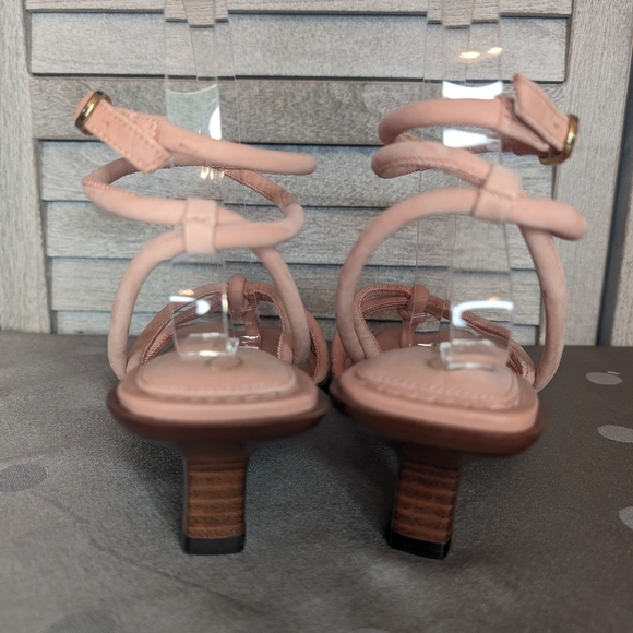 NWOB Sam Edelman Pink Strappy Heels - Picture 7 of 9